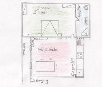 Appartement - 40 m² für max. 2 Personen