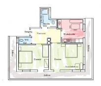 Geräumiges Appartement - 70 m² für max. 5 Personen